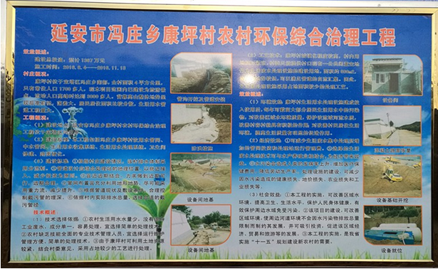 中央第六公海彩船6600督察组视察康坪村给排水及生涯污水处置工程