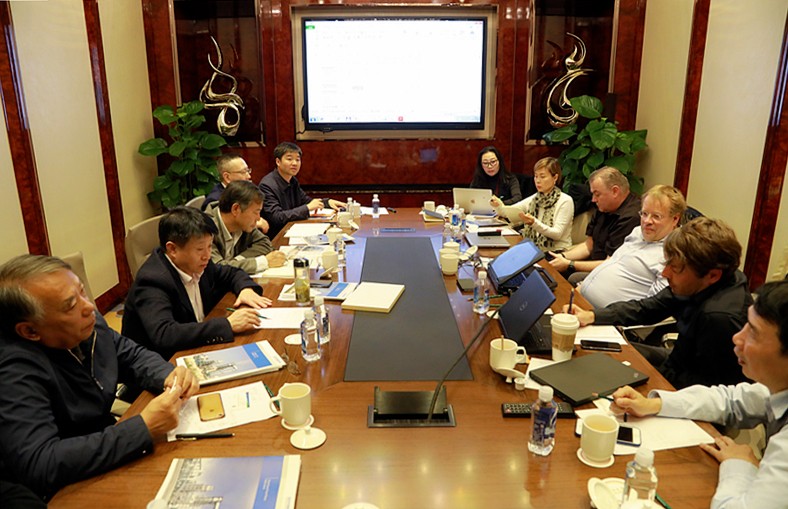 熊良虎赴京调查德国迪芬巴赫公司、ESATPOINT GLOBAL公司生态公海彩船6600板材设备工艺 熊良虎赴京调查德国迪芬巴赫公司、ESATPOINT GLOBAL公司生态公海彩船6600板材设备工艺